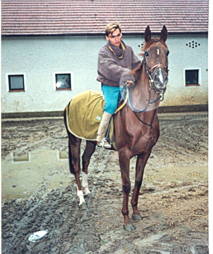 31) ranní práce s Ivanem Kubem, Tochovice září 1995